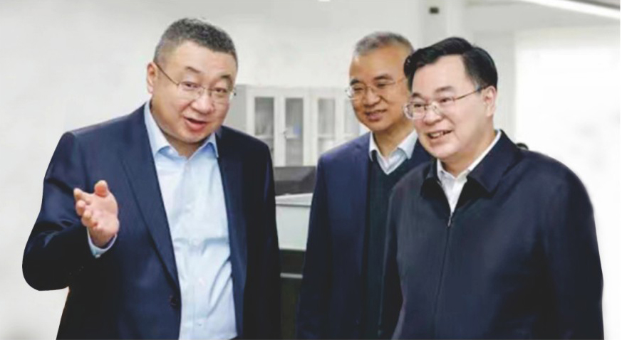 甘肃省省委书记胡昌升到访调研